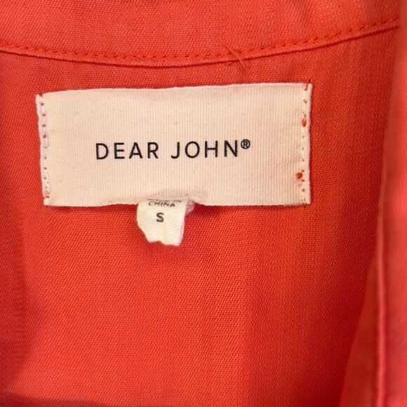 Dear John Avery Button Front Shirt Dress Paprika Small 100% Tencel 
TDR5011T3PPR - Picture 10 of 16